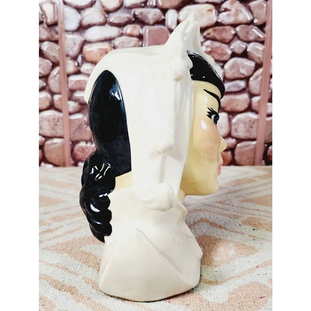 Vintage Lotus Ceramic Arts Studio Porcelain Vase Figurine